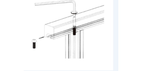 內(nèi)六角螺栓T型連接圖